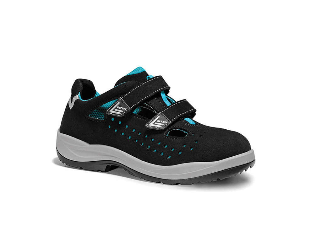 Elten Damen Impulse Aqua S1P Sicherheitssandale schwarz – schwarz