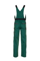 PLANAM Highline Latzhose grün/schwarz/rot