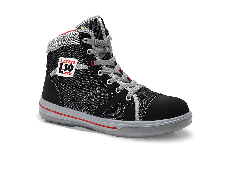 Elten Sensation UP Mid ESD S3 Sicherheitsstiefel schwarz – schwarz