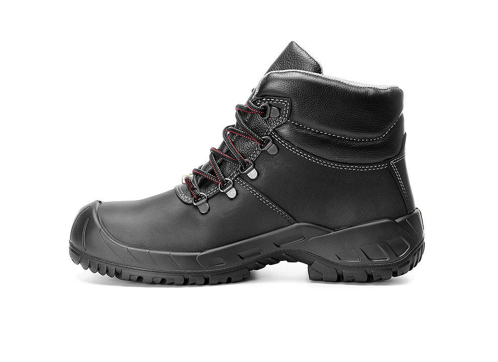 Elten Laurenzo Rubber MID S3 Sicherheitshochschuh schwarz – schwarz