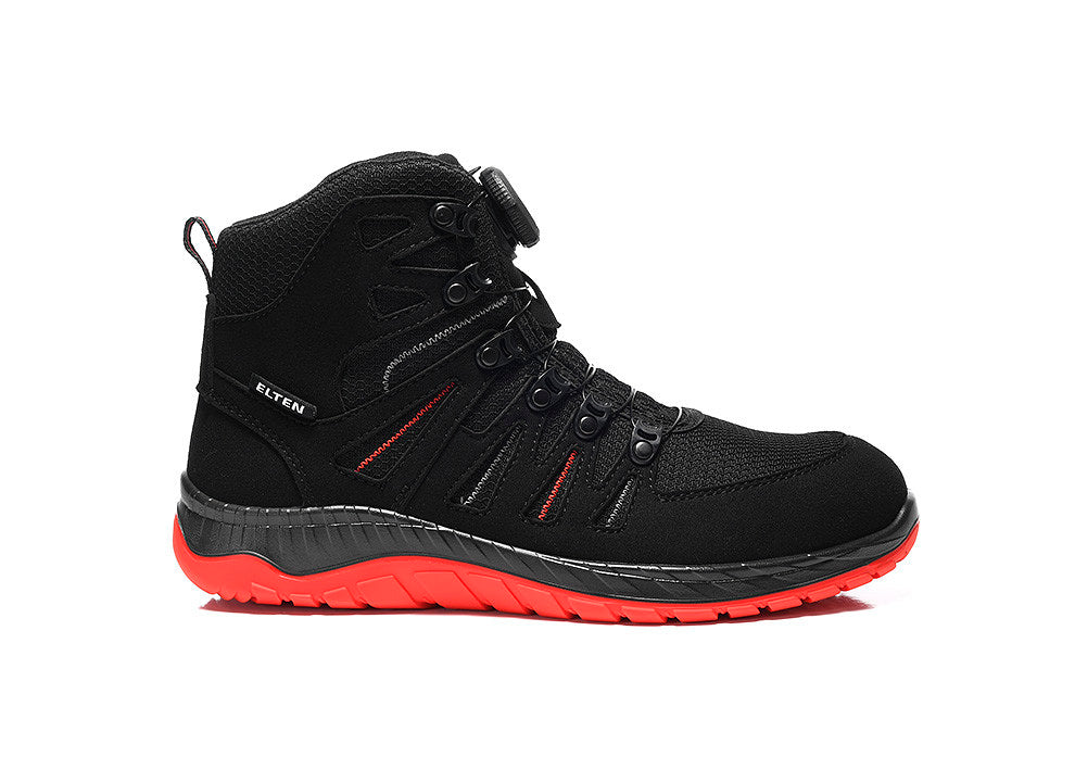Elten Maddox BOA S3 Sicherheitshochschuhe schwarz – schwarz