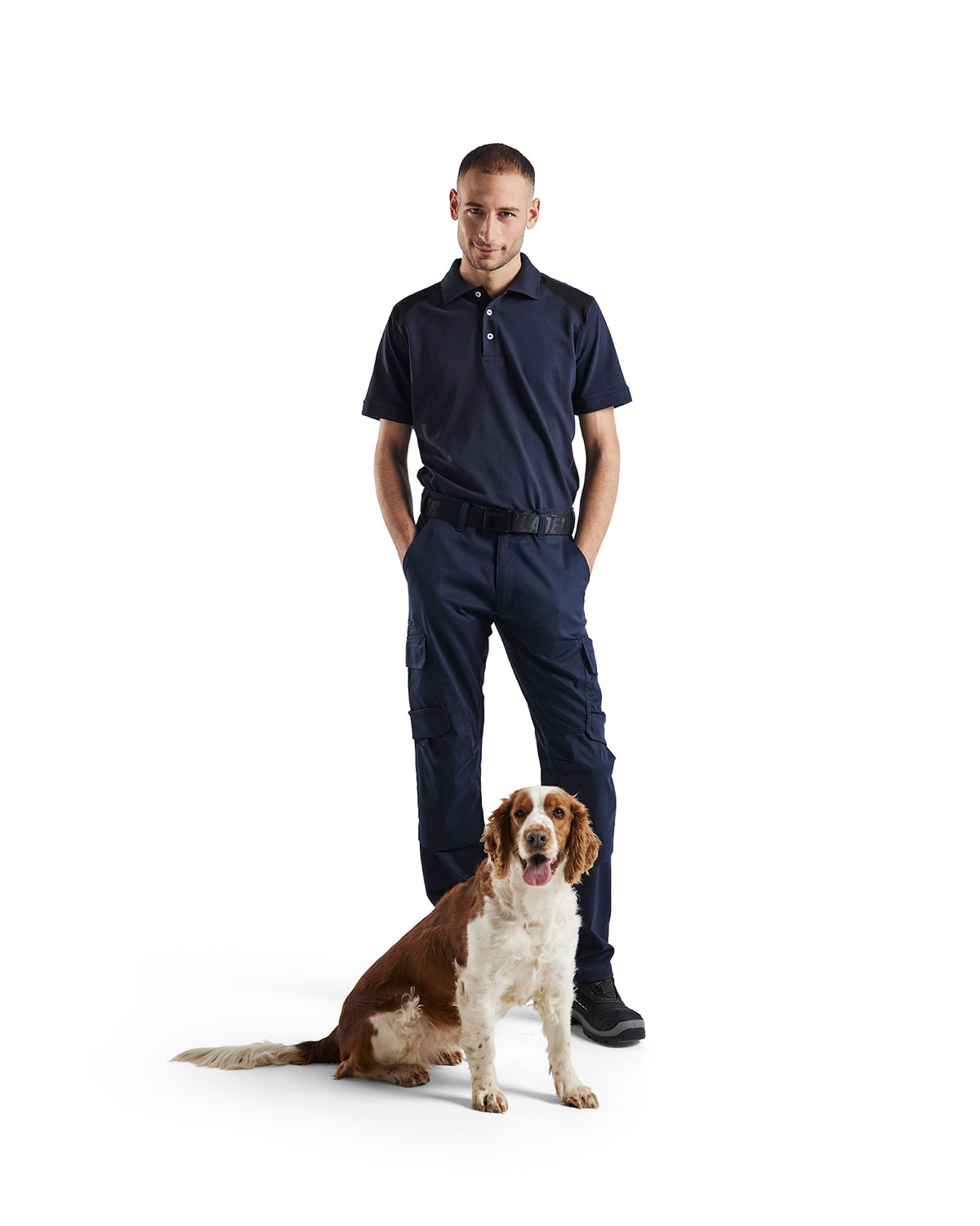 Blåkläder 1448 Industrie Stretch Bundhose – dunkelmarine/schwarz