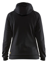 Blåkläder Damen 3464 Hybrid Sweatjacke – schwarz/rot