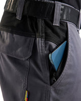 Blåkläder 1448 Industrie Stretch Bundhose – mittelgrau/schwarz