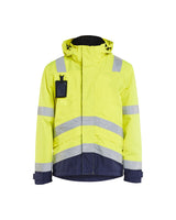 Blåkläder 4837 Warnschutz Regenjacke – gelb/marine