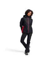 Blåkläder Damen 4972 Funktionsjacke – schwarz/rot