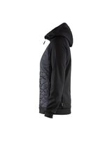 Blåkläder Damen 3464 Hybrid Sweatjacke – schwarz/dunkelgrau