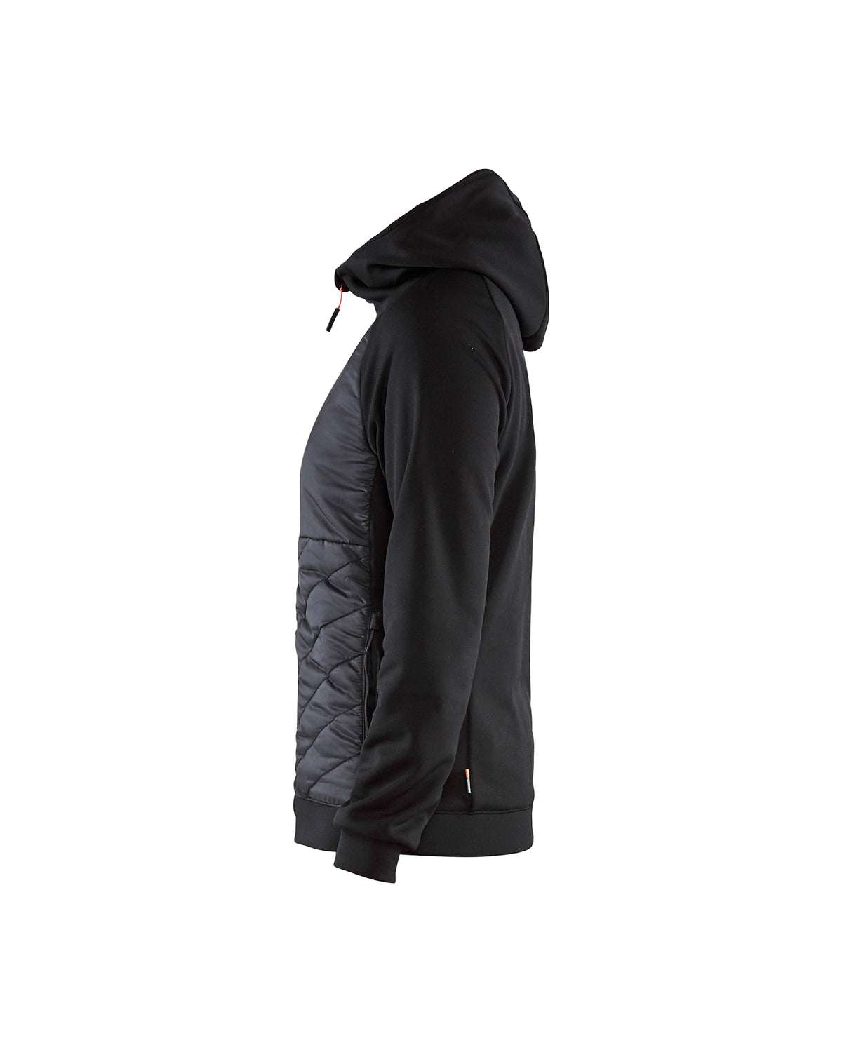 Blåkläder Damen 3464 Hybrid Sweatjacke – schwarz/rot