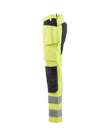 Blåkläder Damen 7163 Warnschutz Handwerkerhose – gelb/schwarz