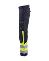 Blåkläder 1488 Inherent Multinorm-Bundhose – marine/gelb