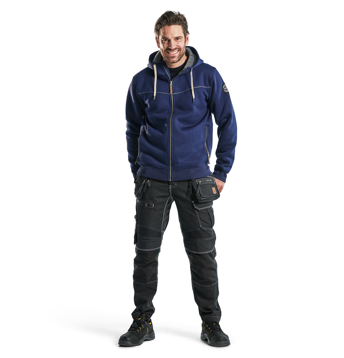 Blåkläder 4933 gefüttert Kapuzen-Sweatjacke – marine