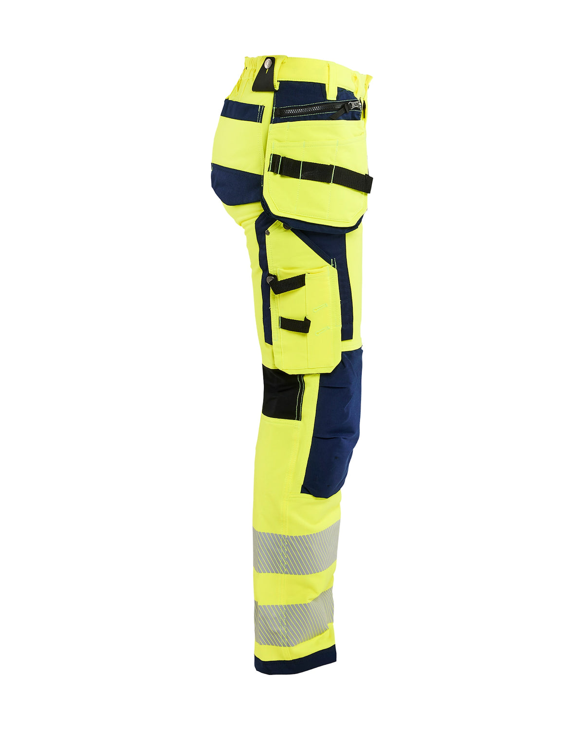 Blåkläder Damen 7197 Warnschutz Stretch Handw.hose – gelb/marine