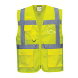 Portwest Kl.2 Athen Executive C376 Mesh-Warnweste – gelb