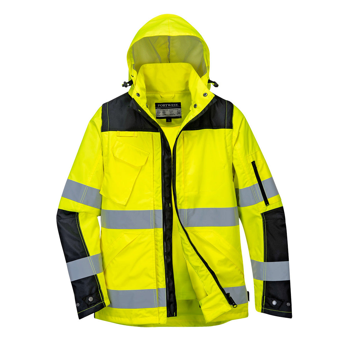 Portwest C469 Pro Warnschutz Winterjacke 3in1 – gelb/schwarz