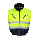 Portwest PJ50 Warnschutz Pilotenjacke 3in1 – gelb/marine