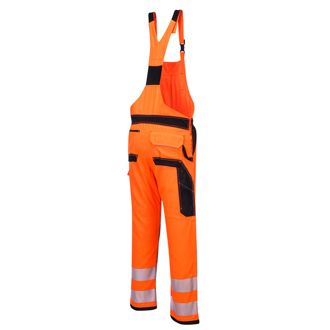 Portwest PW344 PW3 Warnschutz Latzhose – orange/schwarz