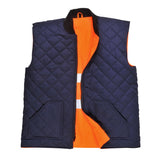 Portwest S469 Warnschutz Wende-Steppweste – orange