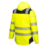 Portwest T400 PW3 Warnschutz Winterjacke – gelb/marine