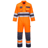 Portwest Nantes Warnschutz Overall – orange/marine