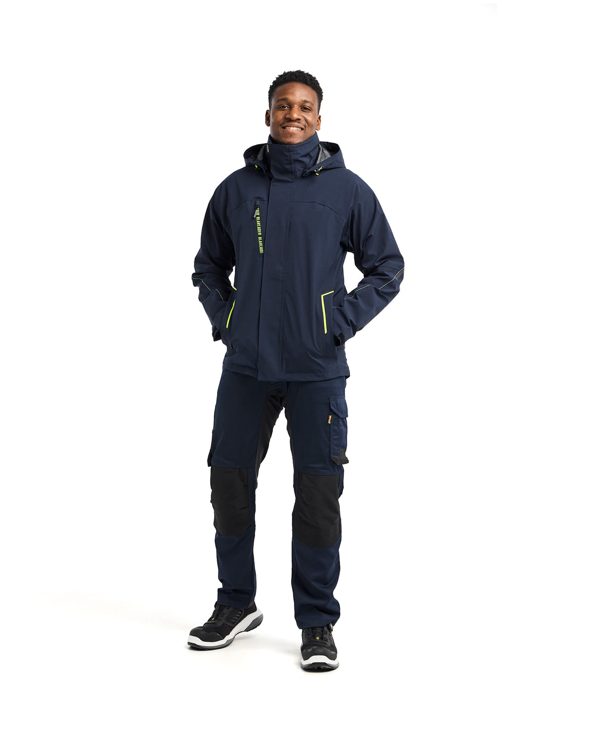 Blåkläder 4483 Softshelljacke – dunkelmarine/gelb