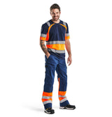 Blåkläder 3421 Warnschutz T-Shirt – marine/orange
