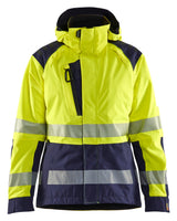 Blåkläder Damen 4436 Warnschutz Regenjacke Kl. 2 – gelb/marine
