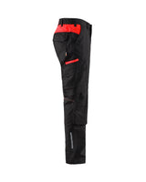 Blåkläder 1448 Industrie Stretch Bundhose – schwarz/rot