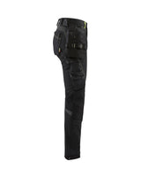 Blåkläder Damen 7192 Stretch Handwerkerhose – schwarz/gelb