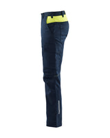Blåkläder 1444 Industrie Stretch Bundhose – dunkelmarine/gelb