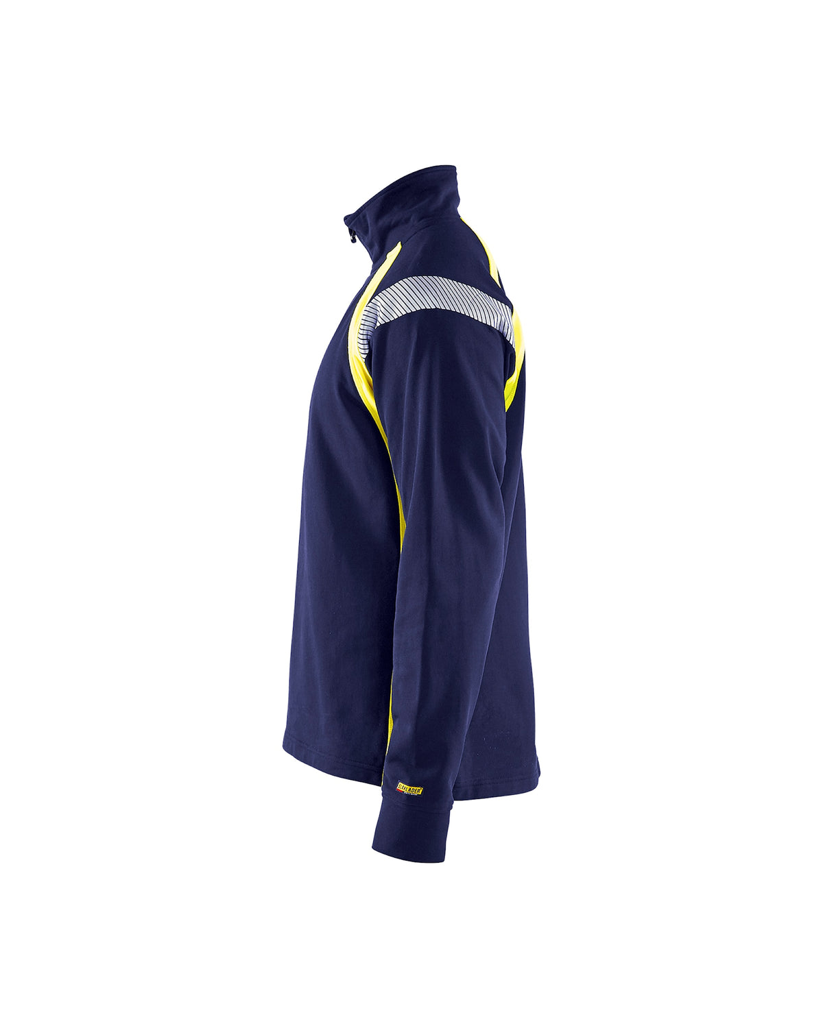 Blåkläder 3432 Zip-Sweatshirt – marine/gelb