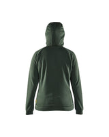 Blåkläder Damen 3464 Hybrid Kapuzen-Sweatjacke – herbstgrün/schwarz