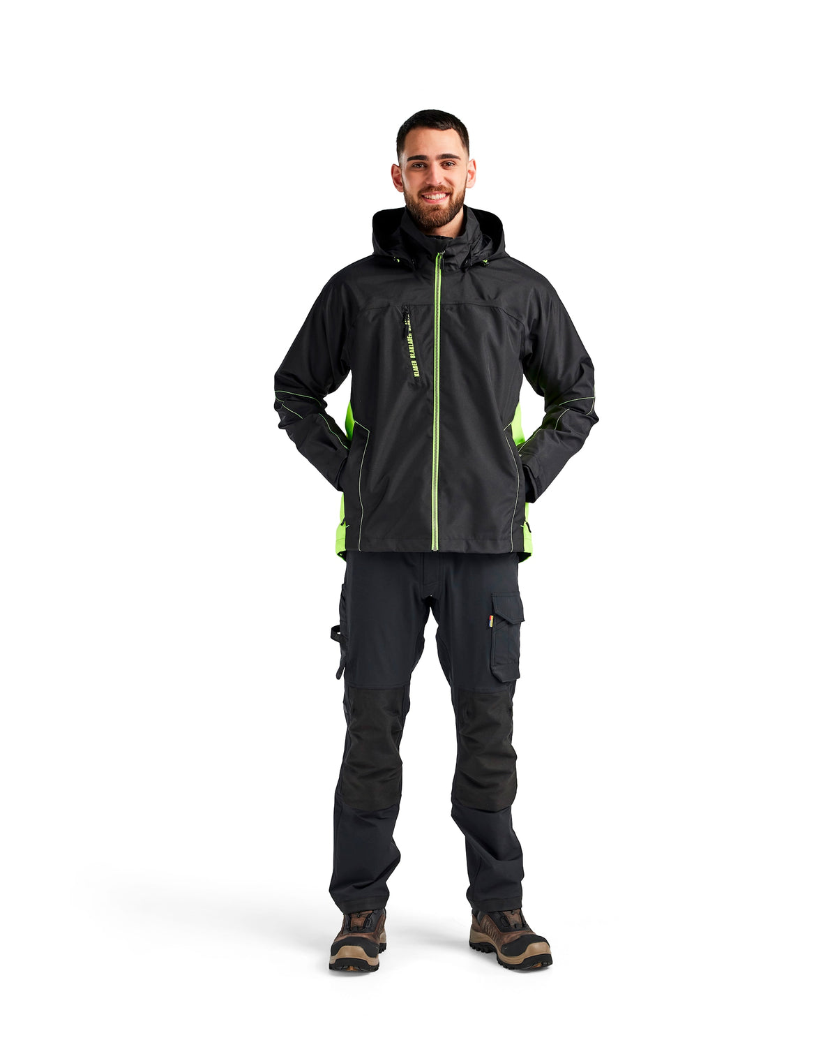 Blåkläder 4790 Shelljacke – schwarz/gelb