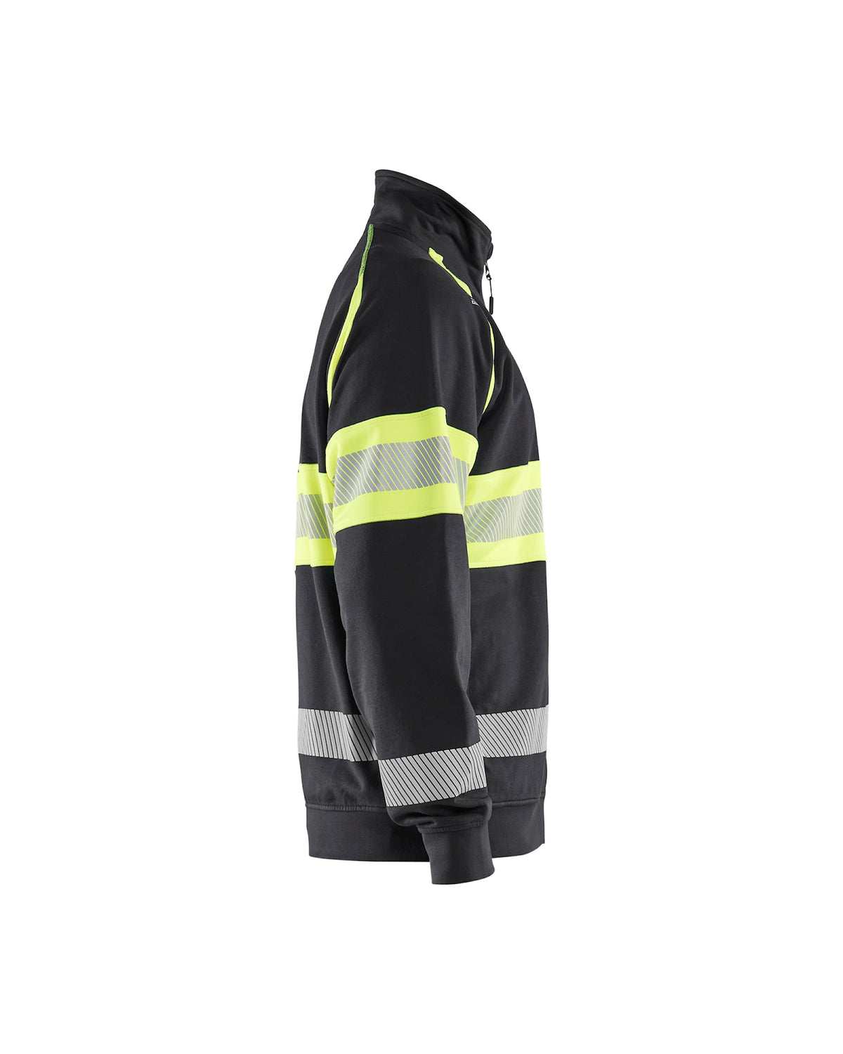 Blåkläder 3551 Warnschutz Sweatjacke Kl. 1 – schwarz/gelb