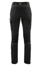 Blåkläder Damen 7122 Stretch Servicehose – schwarz/rot
