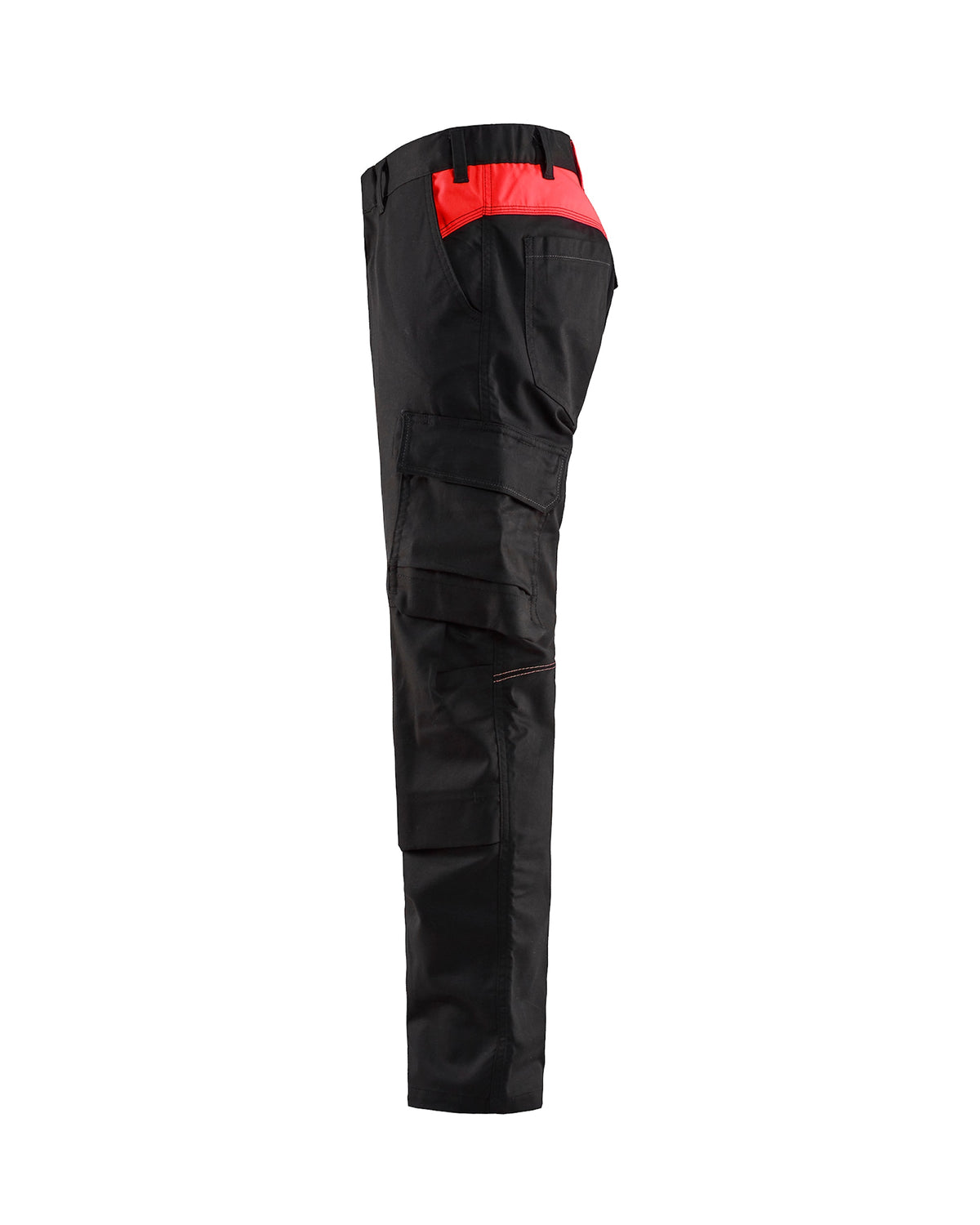 Blåkläder 1448 Industrie Stretch Bundhose – schwarz/rot