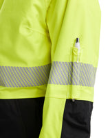 Blåkläder Damen 4436 Warnschutz Regenjacke Kl. 2 – gelb/schwarz