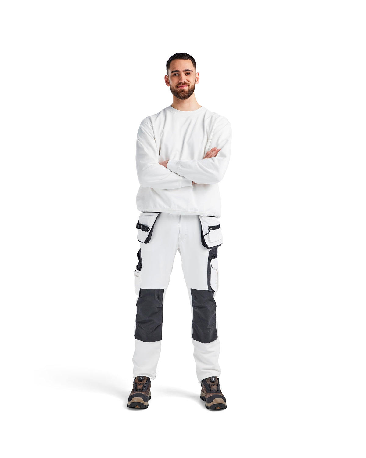 Blåkläder 1079 Stretch Malerhose weiß – weiß