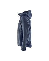 Blåkläder 5940 Strickjacke – taubenblau/dunkelmarine