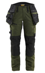 Blåkläder Damen Stretch 7170 Arbeitshose – waldgrün/schwarz