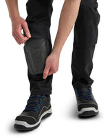 Blåkläder 1448 Industrie Stretch Bundhose – schwarz/rot