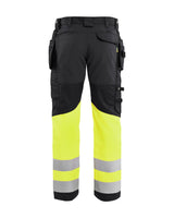 Blåkläder 1558 Warnschutz Stretch Handwerkerhose – schwarz/gelb