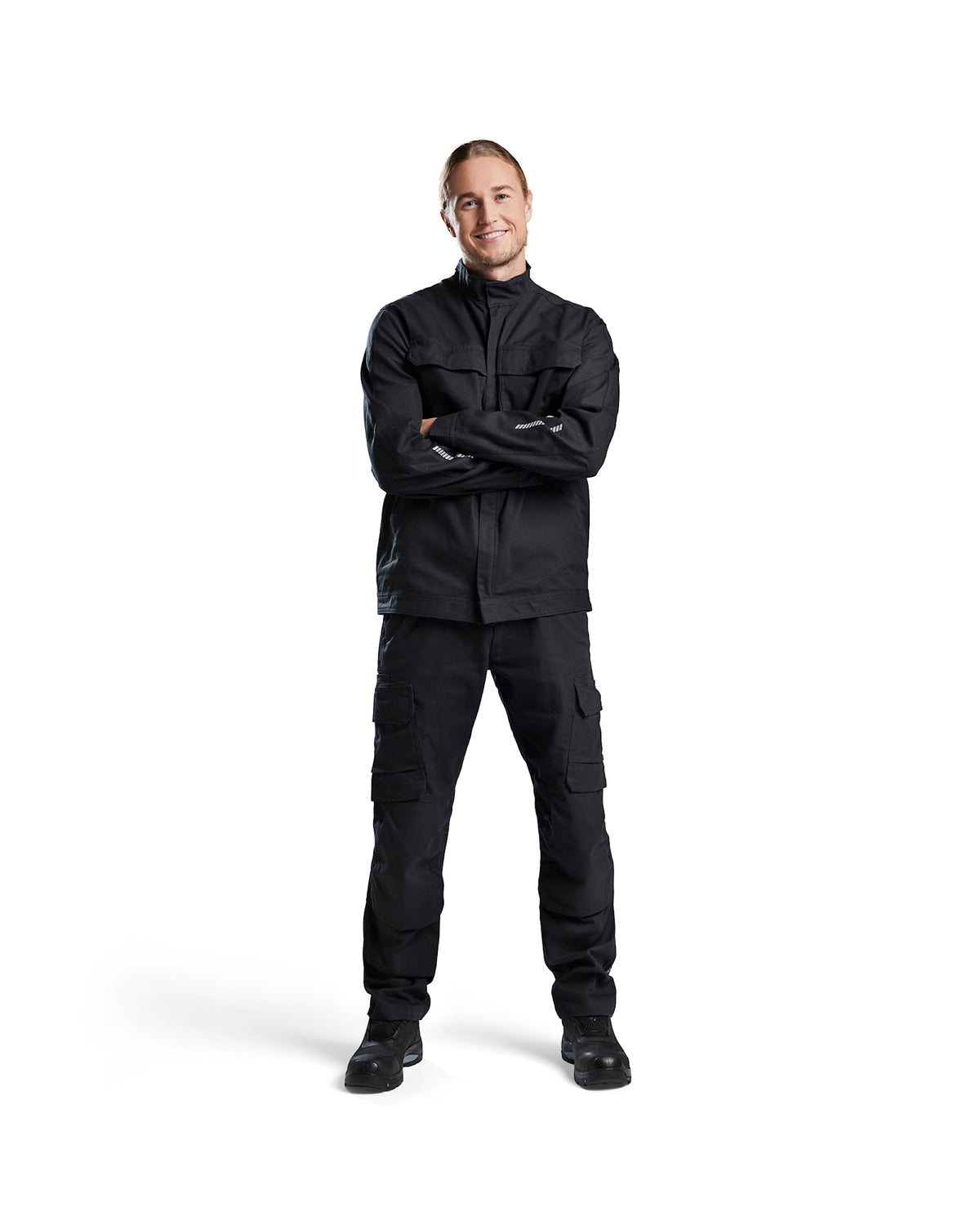 Blåkläder 4466 Industrie Stretch-Bundjacke – schwarz