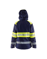 Blåkläder Damen 4430 Warnschutz Regenjacke Kl. 1 – marine/gelb