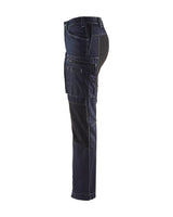 Blåkläder Damen 7159 Jeans Stretch Servicehose – marine/schwarz