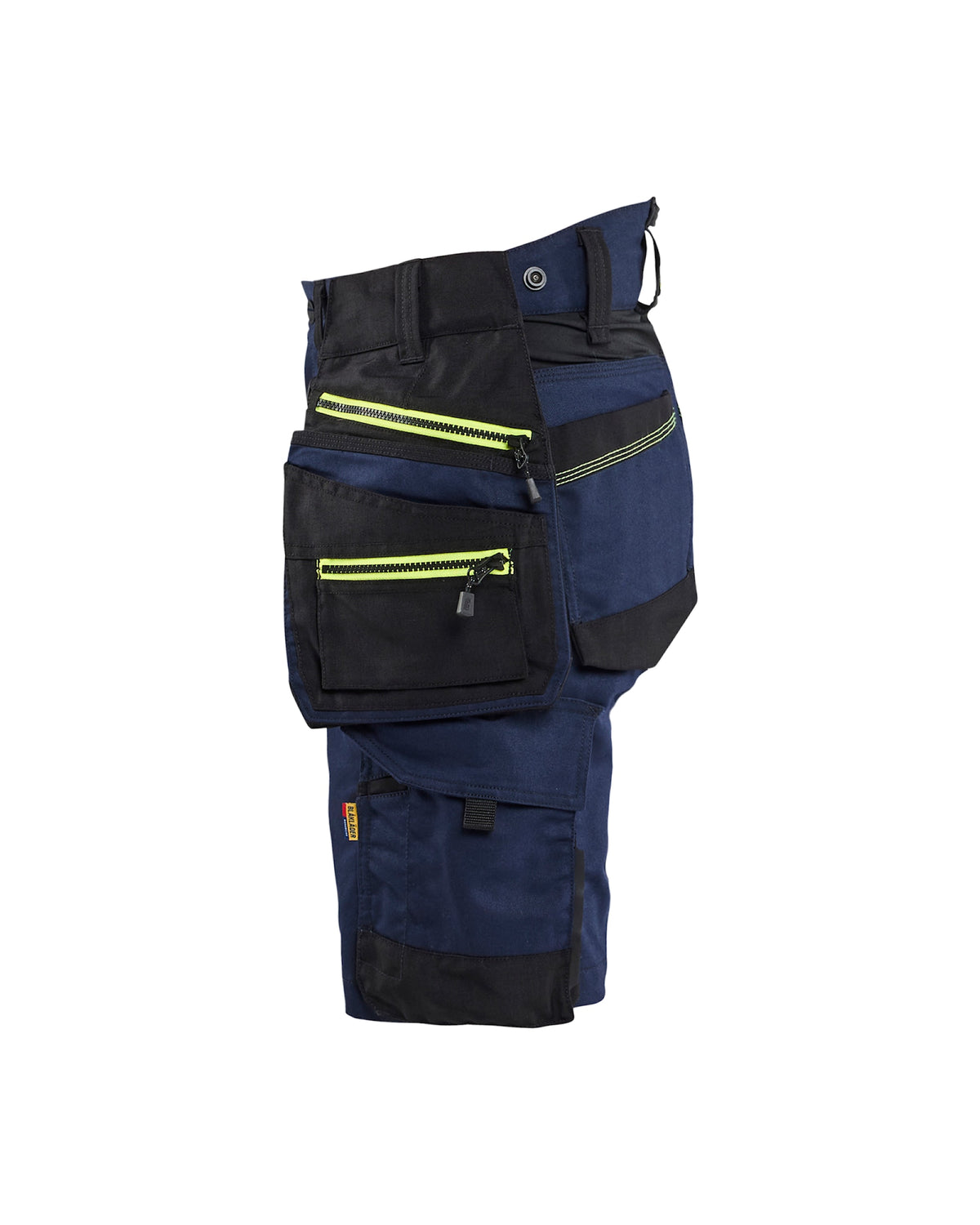 Blåkläder Damen 7175 Arbeitsshorts Striker – dunkelmarine/gelb