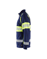 Blåkläder 3551 Warnschutz Sweatjacke Kl. 1 – marine/gelb