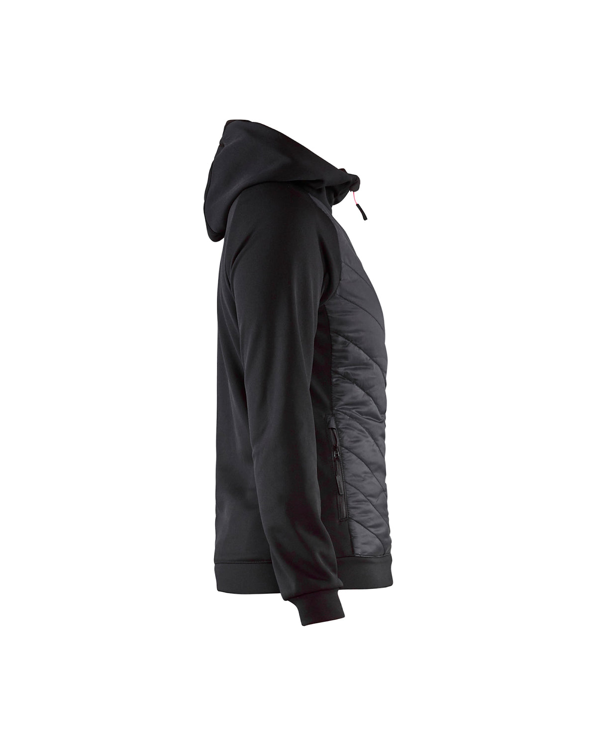 Blåkläder Damen 3464 Hybrid Sweatjacke – schwarz/rot