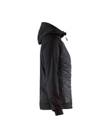 Blåkläder Damen 3464 Hybrid Sweatjacke – schwarz/rot