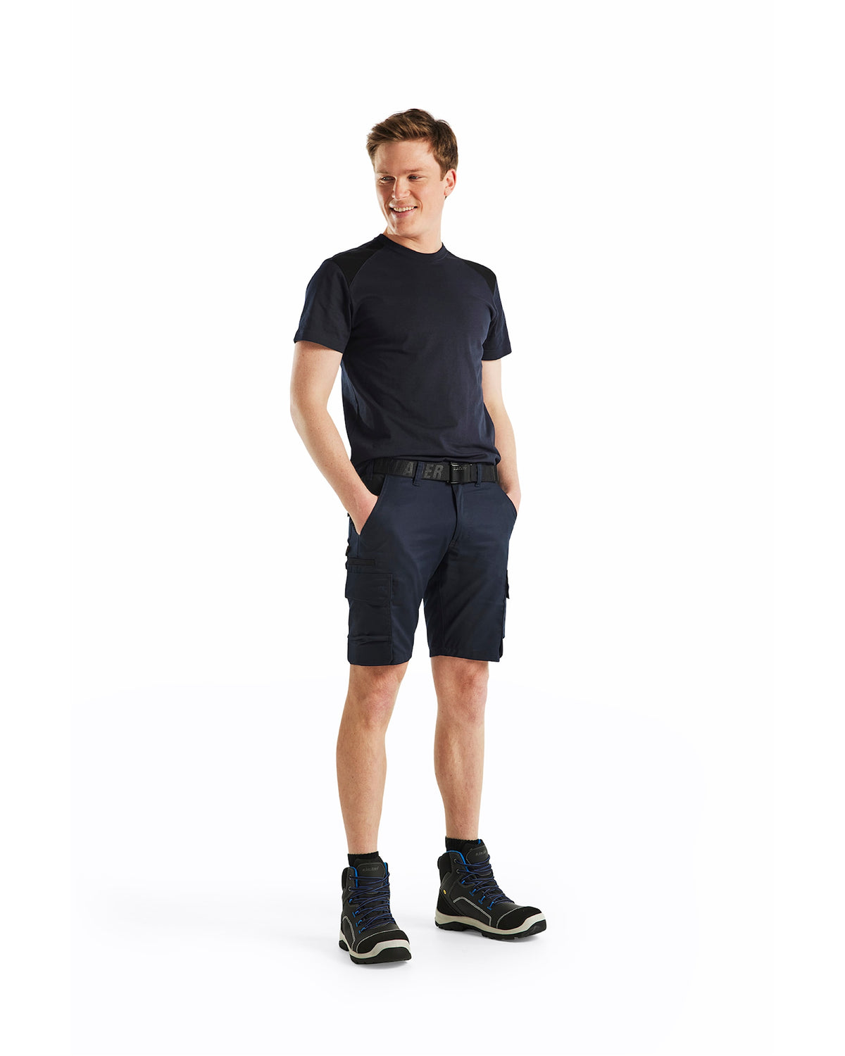 Blåkläder 1446 Industrie Stretch Shorts – dunkelmarine/schwarz
