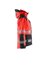 Blåkläder Damen 4436 Warnschutz Regenjacke Kl. 2 – rot/schwarz